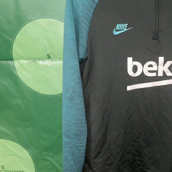 NIKE Dri-FIT Strike 1/4 zip BARCELONA FBC Grey Cabana Fc Barcelona YOUTH XL - Picture 7 of 11